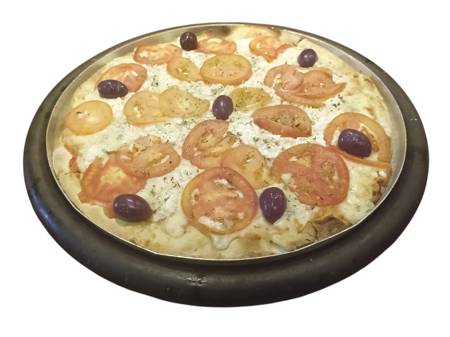 Pizza de Armonia Secreta com ricota, gorgonsola e tomate - Especial Don Mussarelo