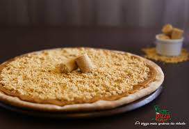 Pizza de Doce de Leite com paçoca da Don Mussarelo